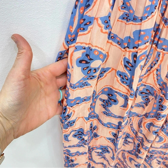 ATELIER 17.56 long maxi 100% cotton dress Sz Small - Picture 7 of 10